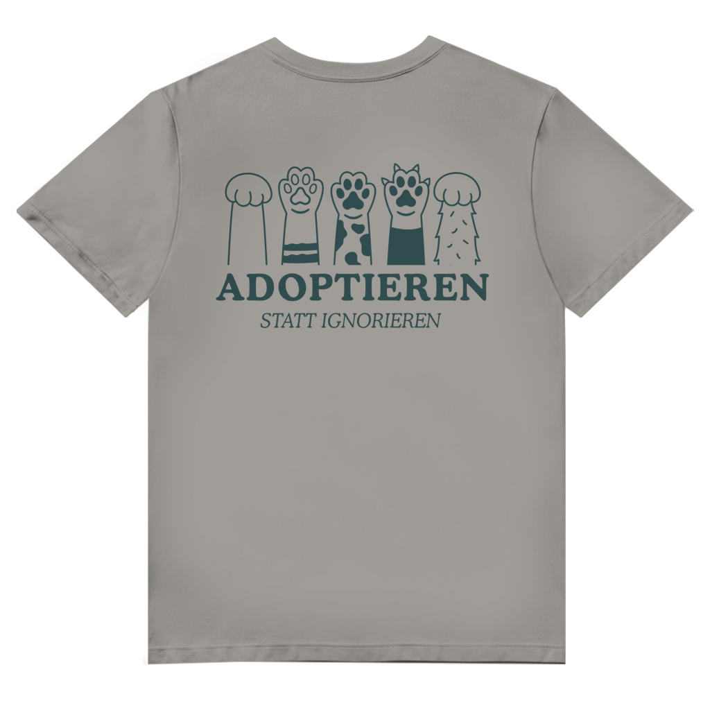 Adoptieren statt Ignorieren - Premium Bio V-Neck Herren