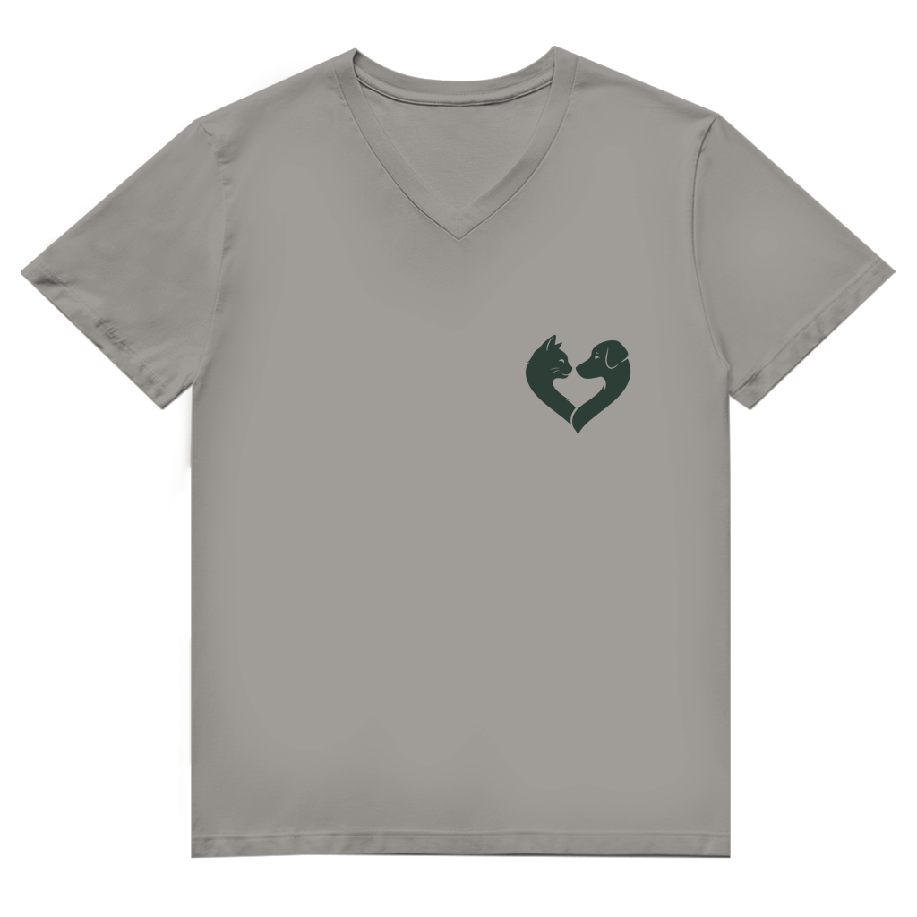 Adoptieren statt Ignorieren - Premium Bio V-Neck Herren