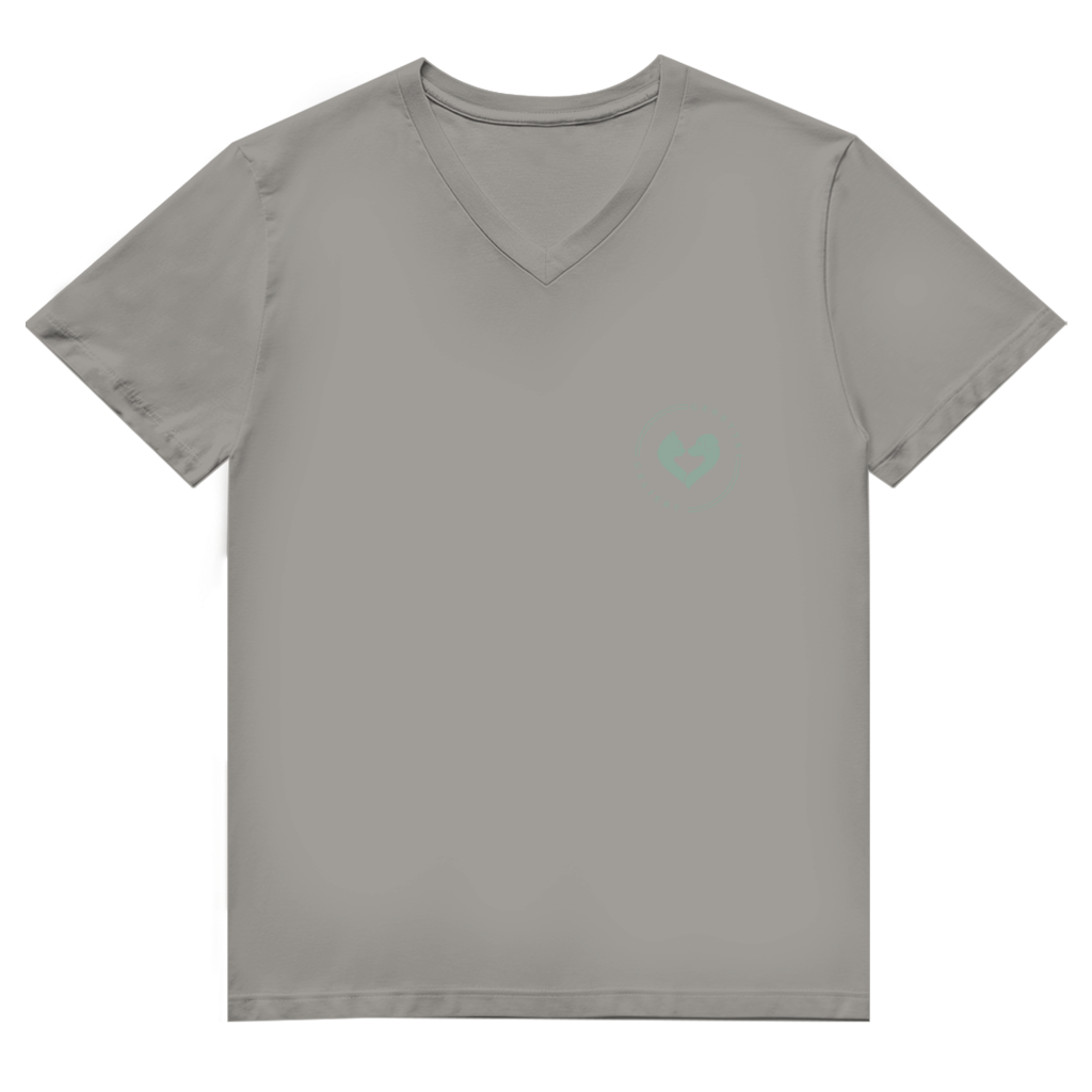Adoptieren statt Ignorieren - Premium Bio V-Neck T-Shirt Herren