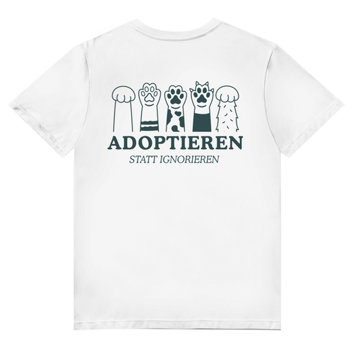 Adoptieren statt Ignorieren - Premium Bio V-Neck Herren