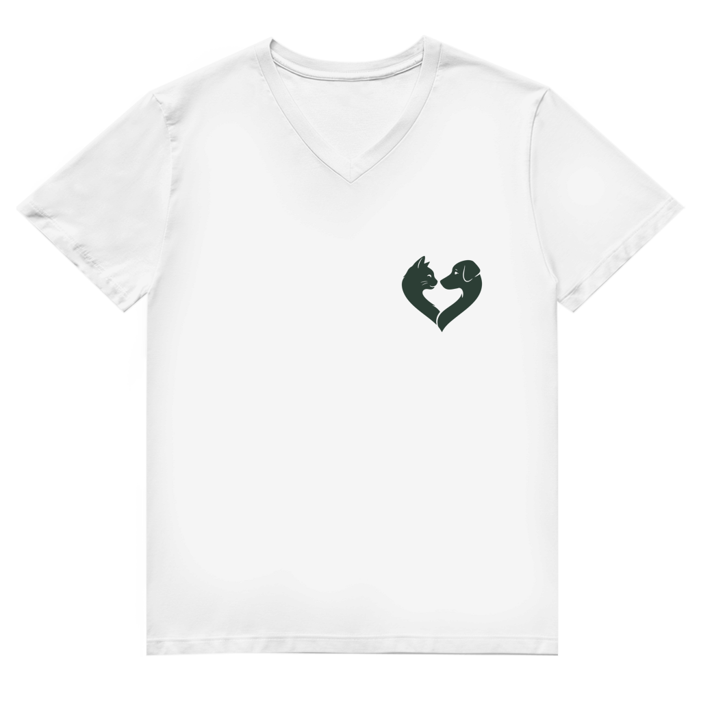 Adoptieren statt Ignorieren - Premium Bio V-Neck Herren