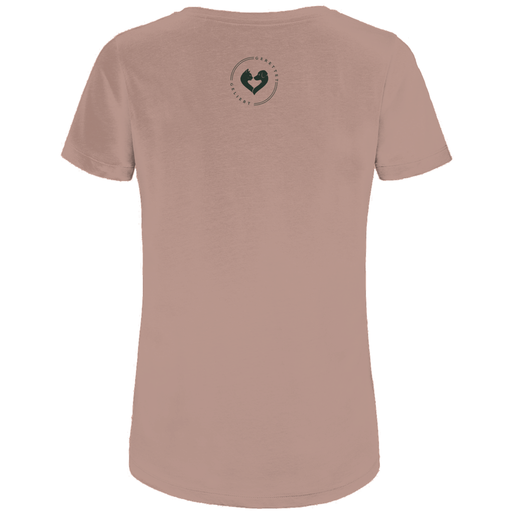 Adoptieren statt ignorieren – Premium Bio T-Shirt Damen