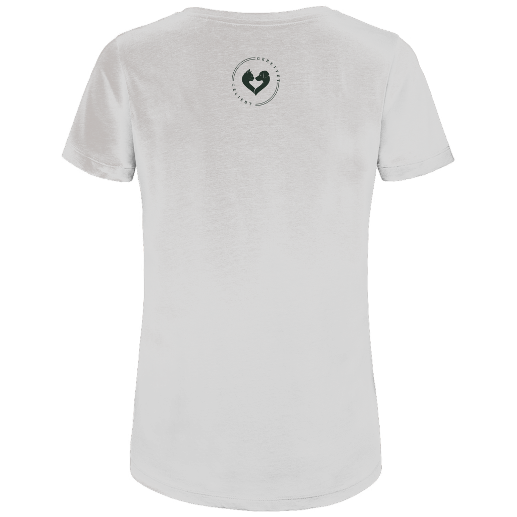 Adoptieren statt ignorieren – Premium Bio T-Shirt Damen