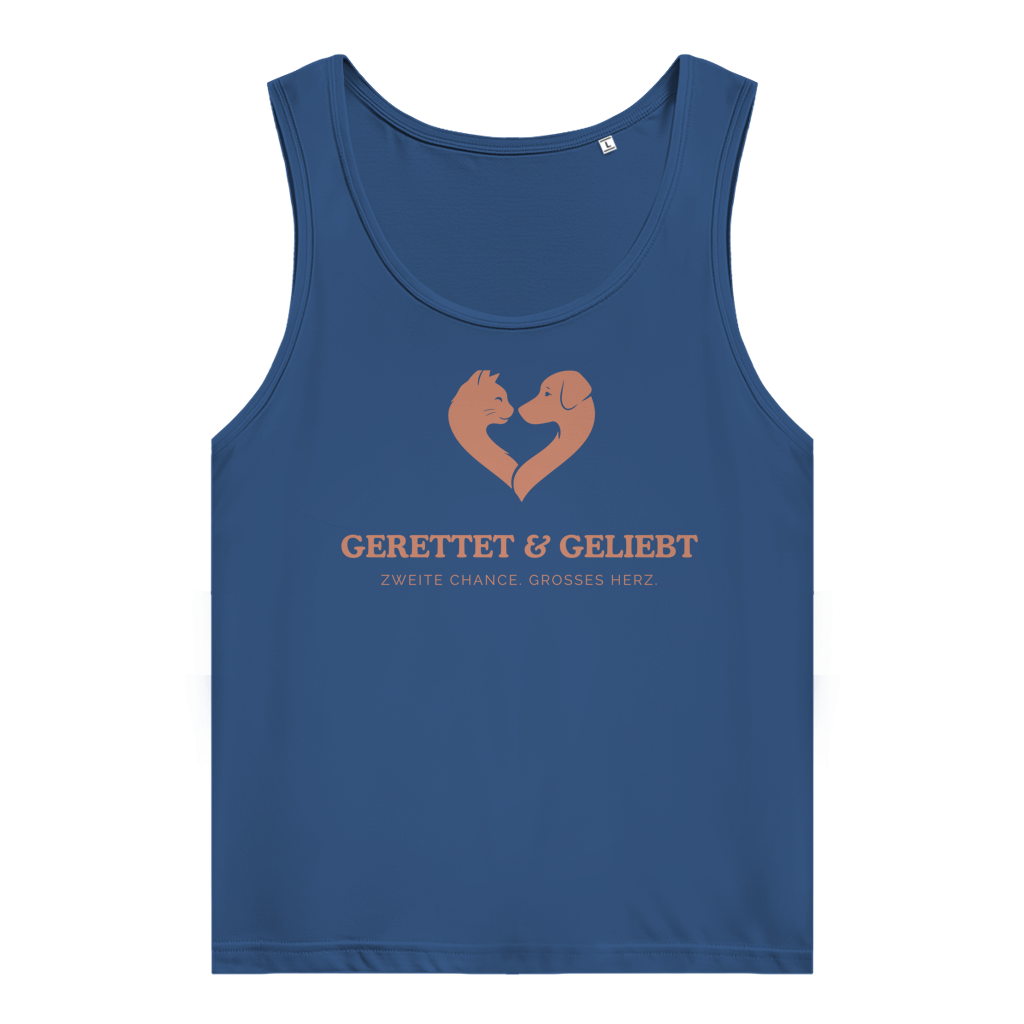 Gerettet & Geliebt – Organic Tank Top Damen