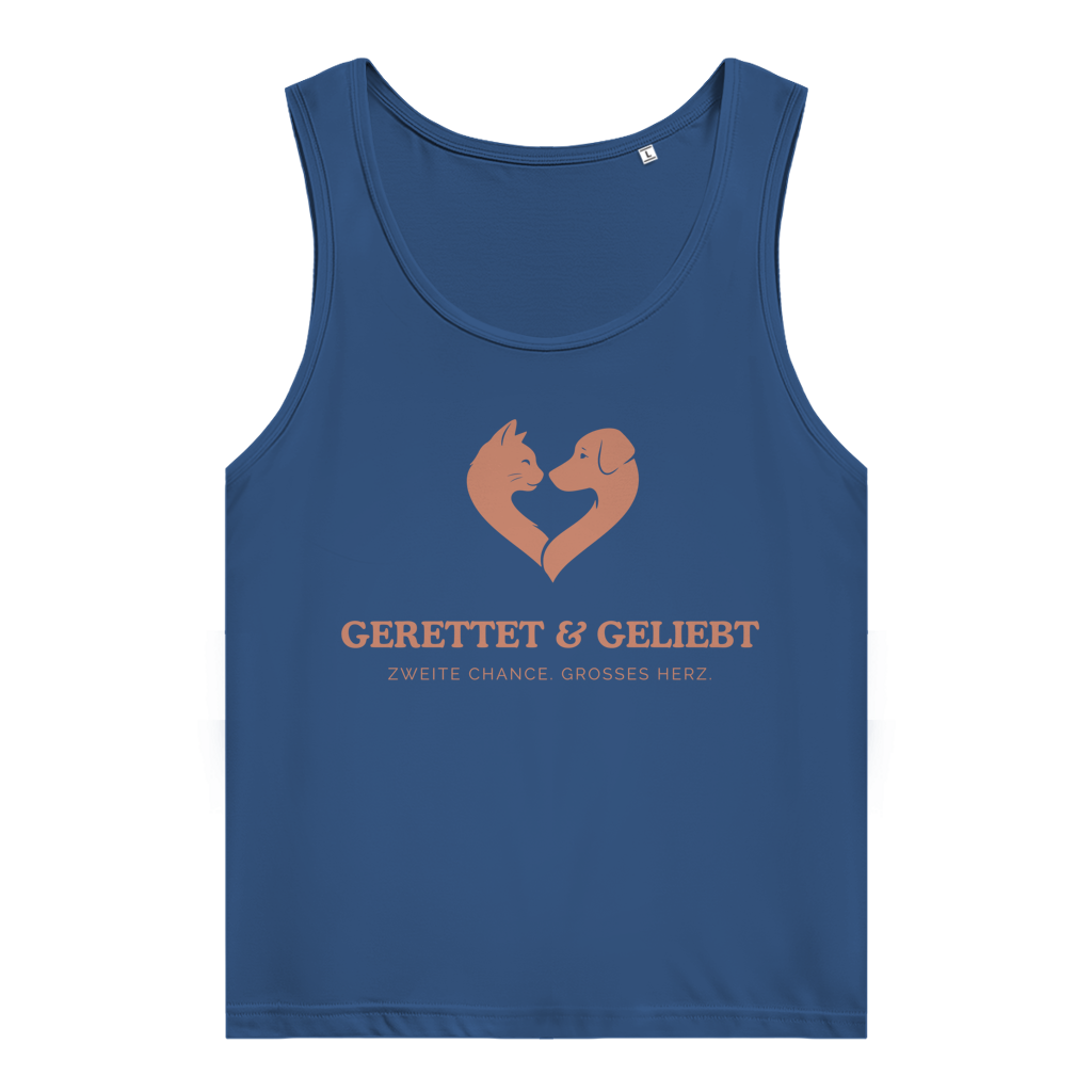 Damen Premium Organic Tank Top „Gerettet & Geliebt“