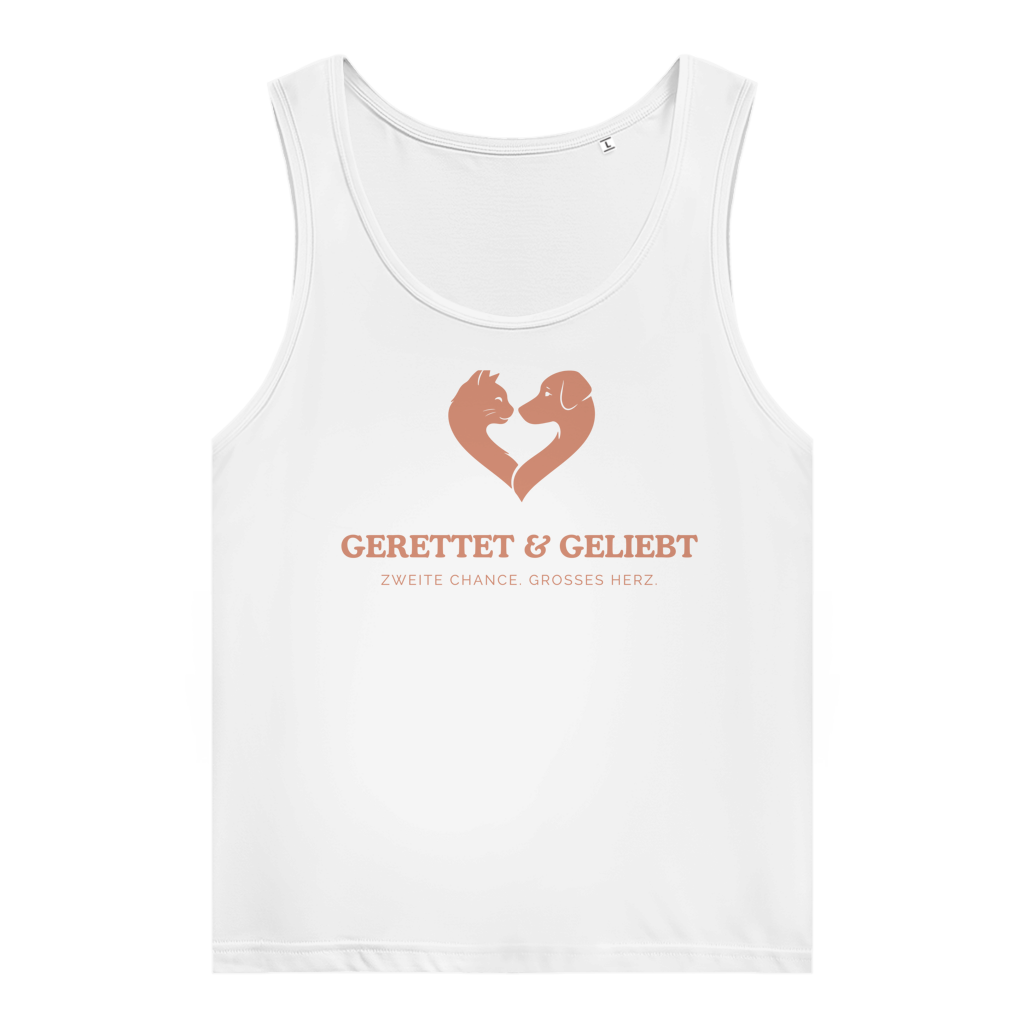 Gerettet & Geliebt – Organic Tank Top Damen