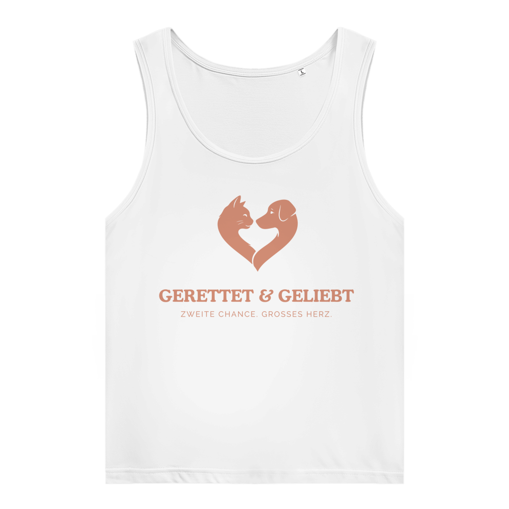 Damen Premium Organic Tank Top „Gerettet & Geliebt“