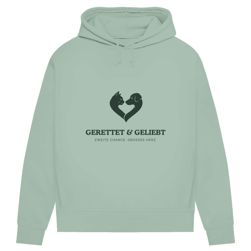 Adoptieren statt ignorieren – Premium Bio Hoodie Damen