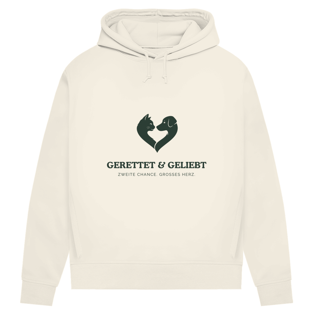 Adoptieren statt ignorieren – Premium Bio Hoodie Damen