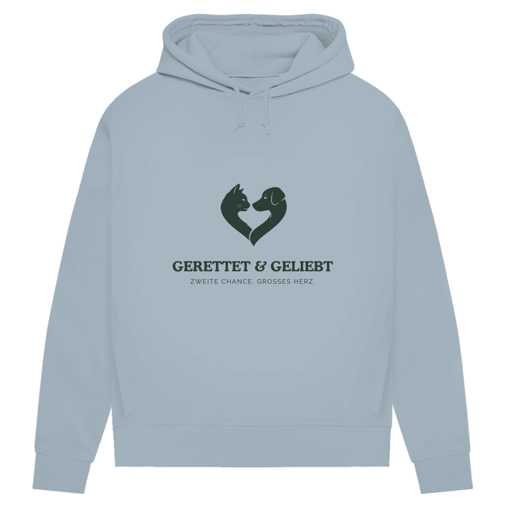 Adoptieren statt ignorieren – Premium Bio Hoodie Damen