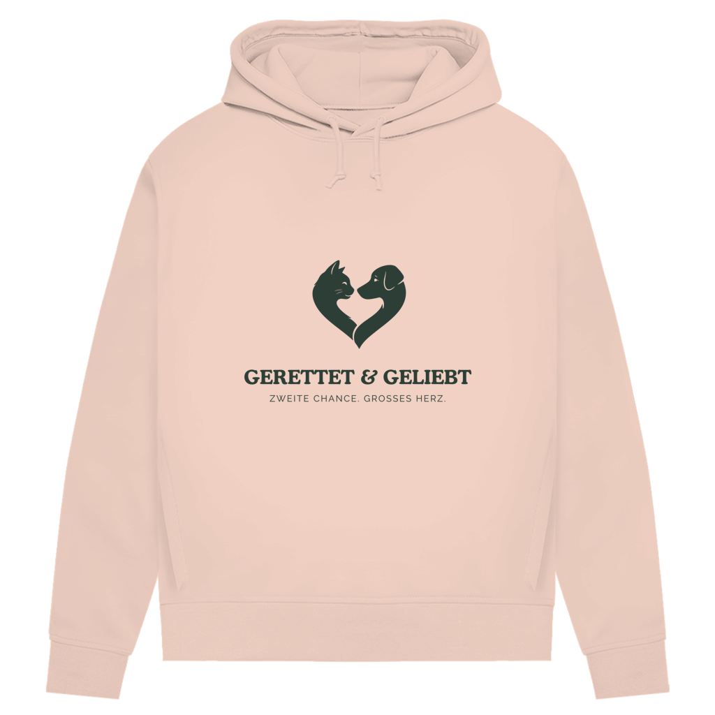 Adoptieren statt ignorieren – Premium Bio Hoodie Damen