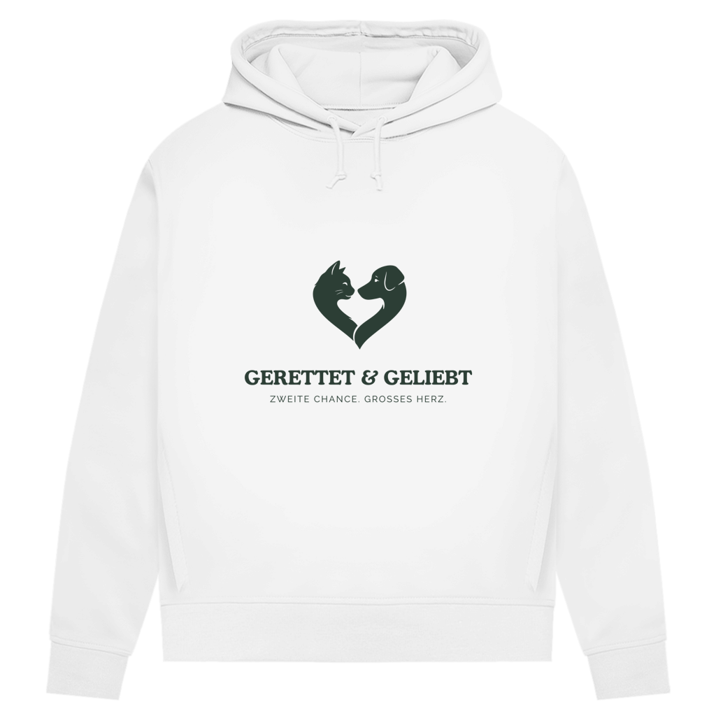 Adoptieren statt ignorieren – Premium Bio Hoodie Damen