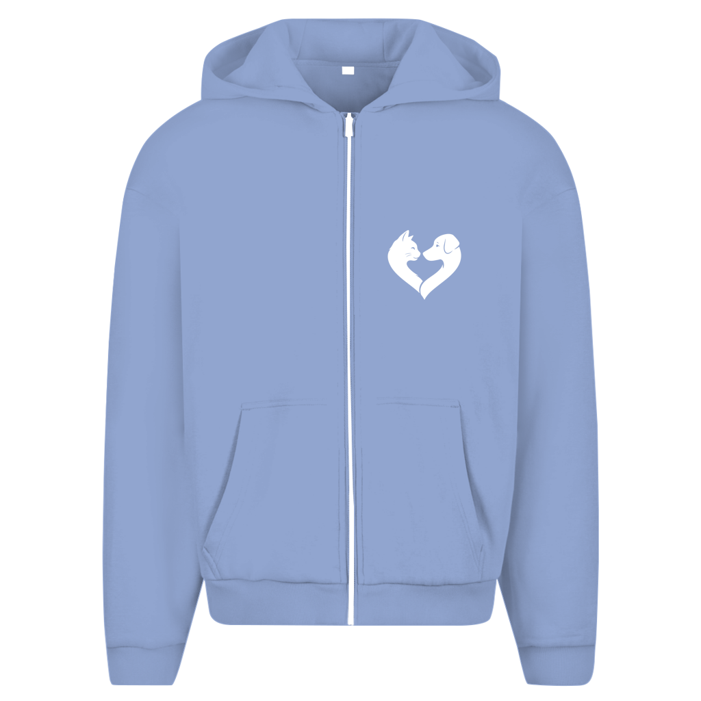 Hand & Pfote – Premium Bio Zip-Hoodie Herren