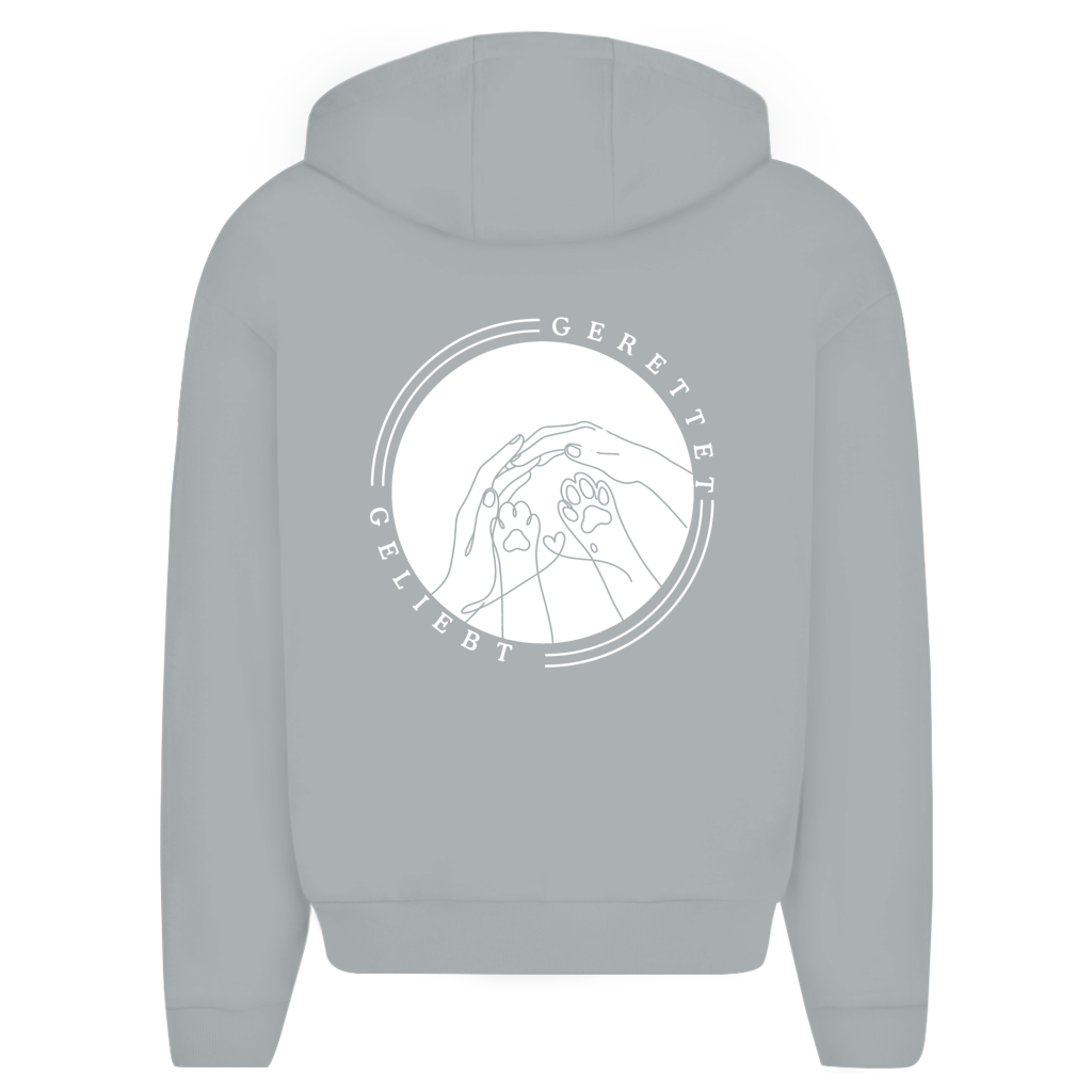 Hand & Pfote – Premium Bio Zip-Hoodie Herren
