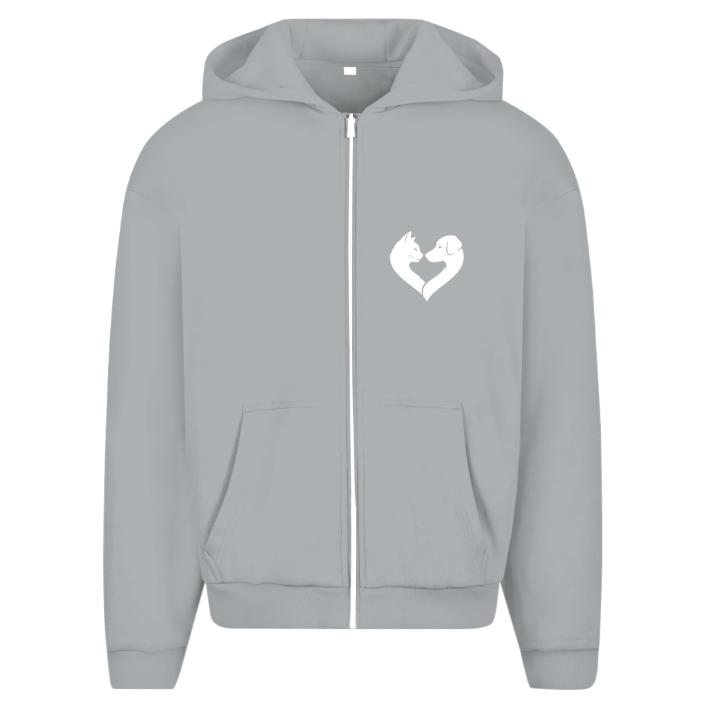 Hand & Pfote – Premium Bio Zip-Hoodie Herren