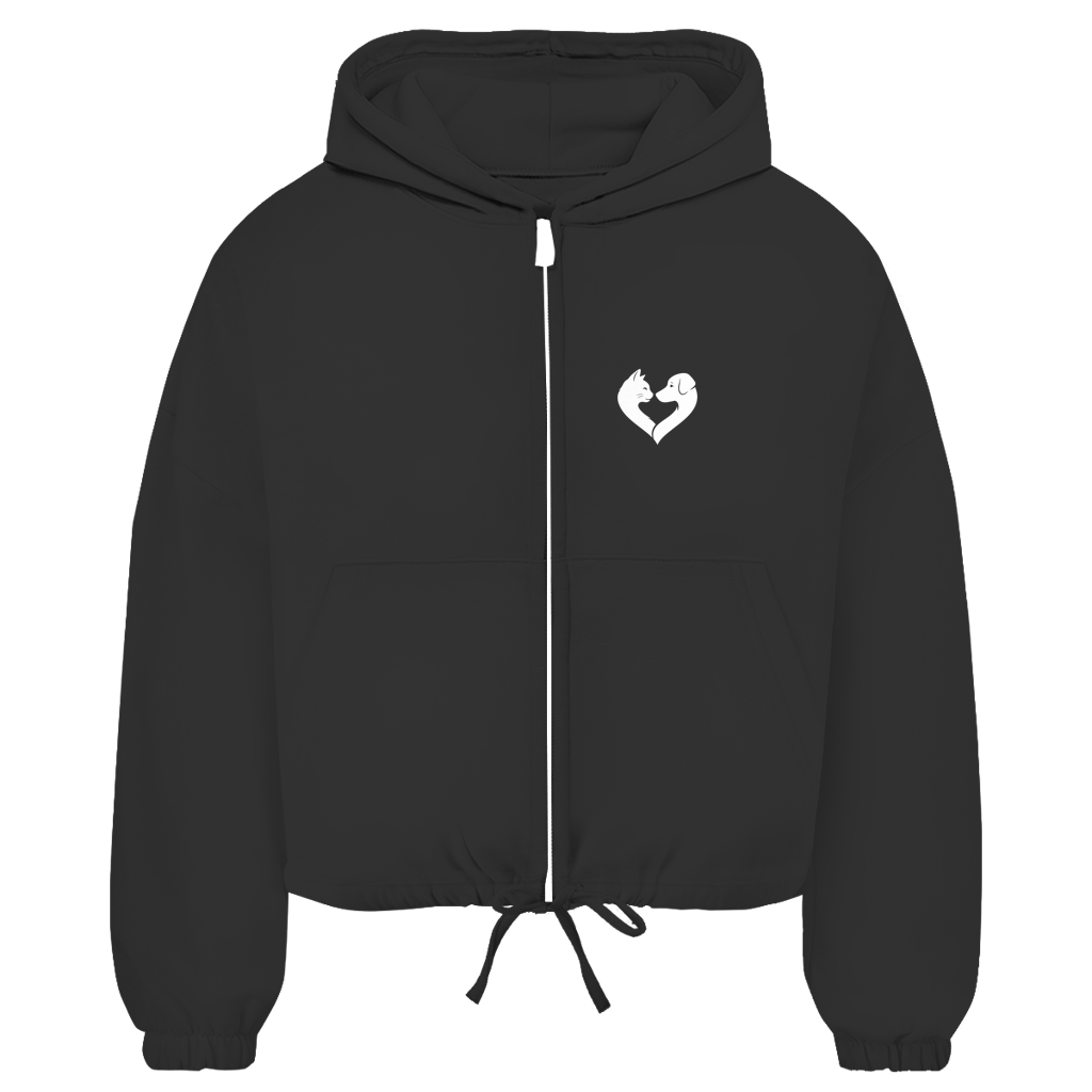 Damen Zipper Hoodie „Glücksmomente“