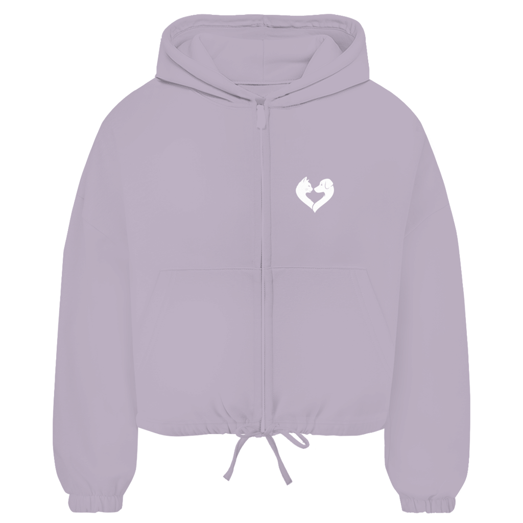 Damen Zipper Hoodie „Glücksmomente“