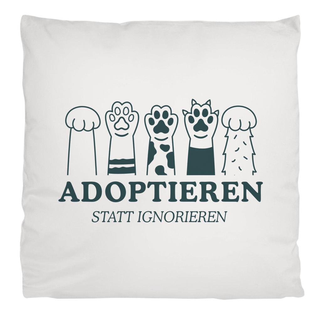 Adoptieren statt ignorieren – Kuschelkissen