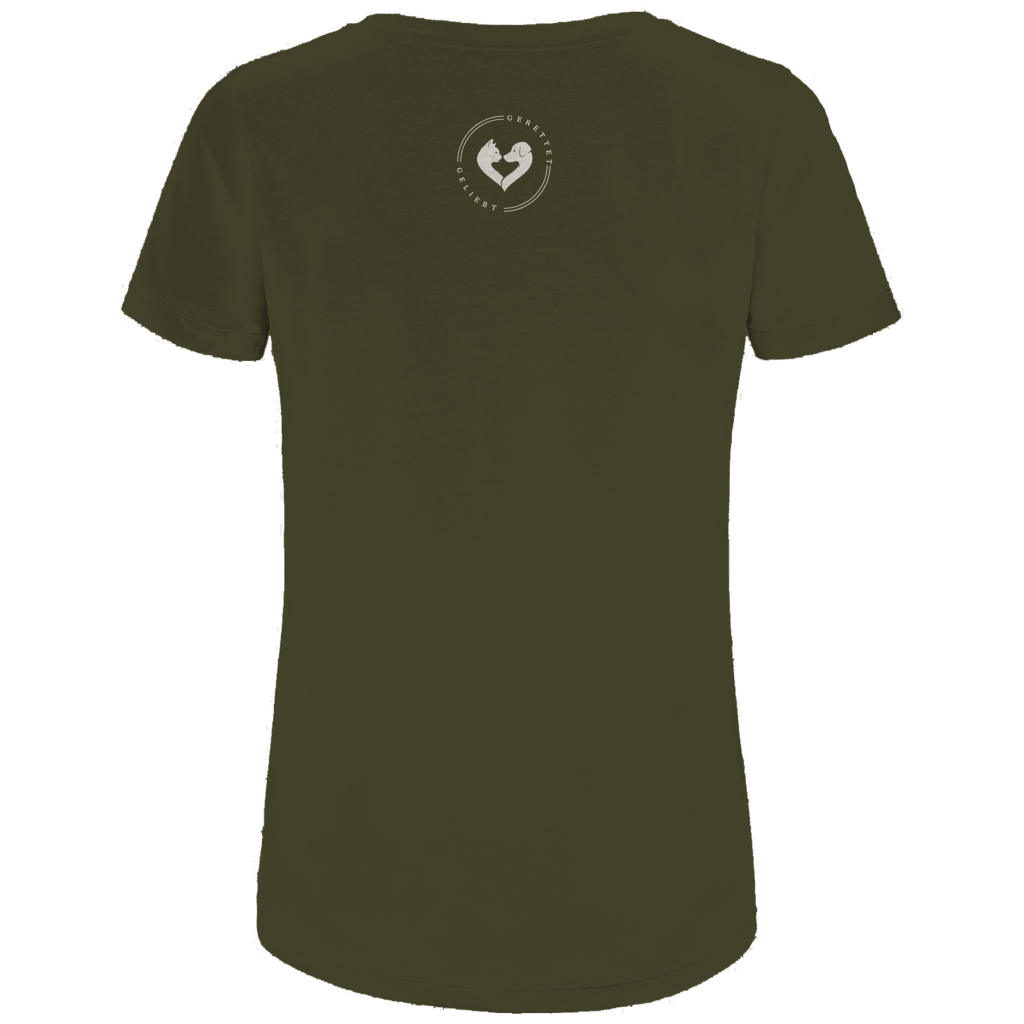 Liebe statt Mitleid – Damen Premium Bio T-Shirt