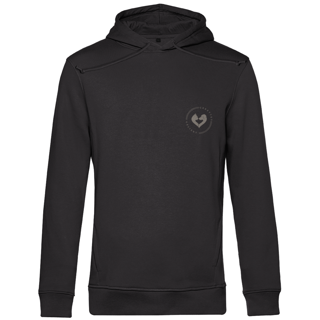 Glück hat vier Pfoten - Unisex Premium Bio Hoodie