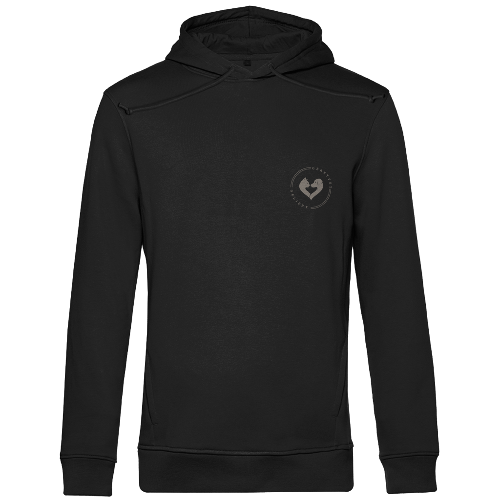 Glück hat vier Pfoten - Unisex Premium Bio Hoodie