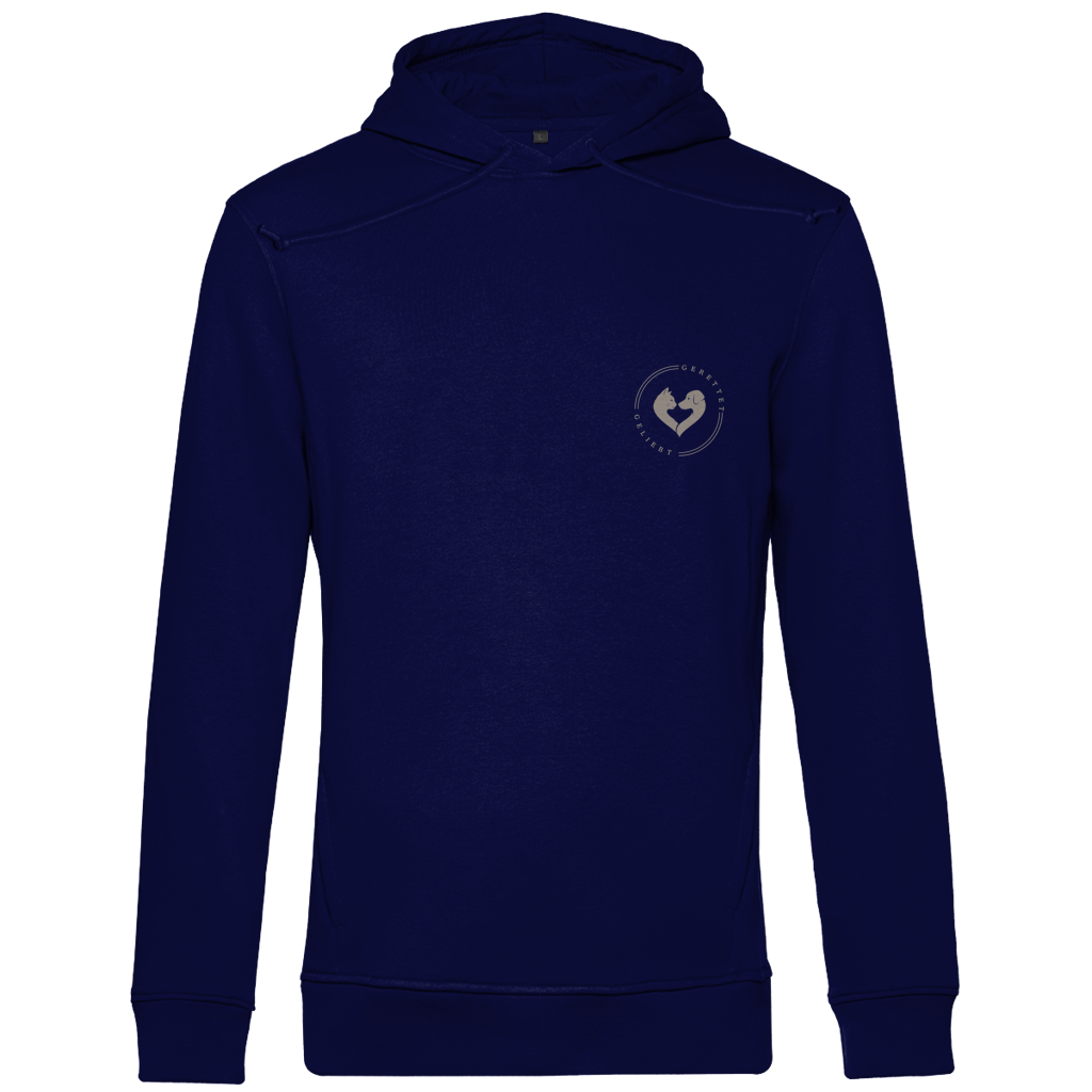 Glück hat vier Pfoten - Unisex Premium Bio Hoodie