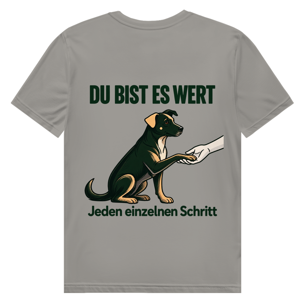 Du bist es wert – Premium Bio T-Shirt Herren
