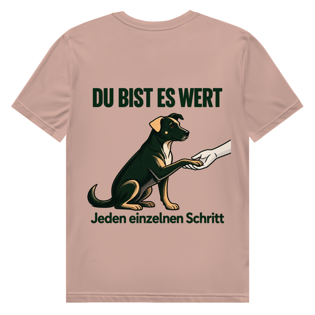 Du bist es wert – Premium Bio T-Shirt Herren