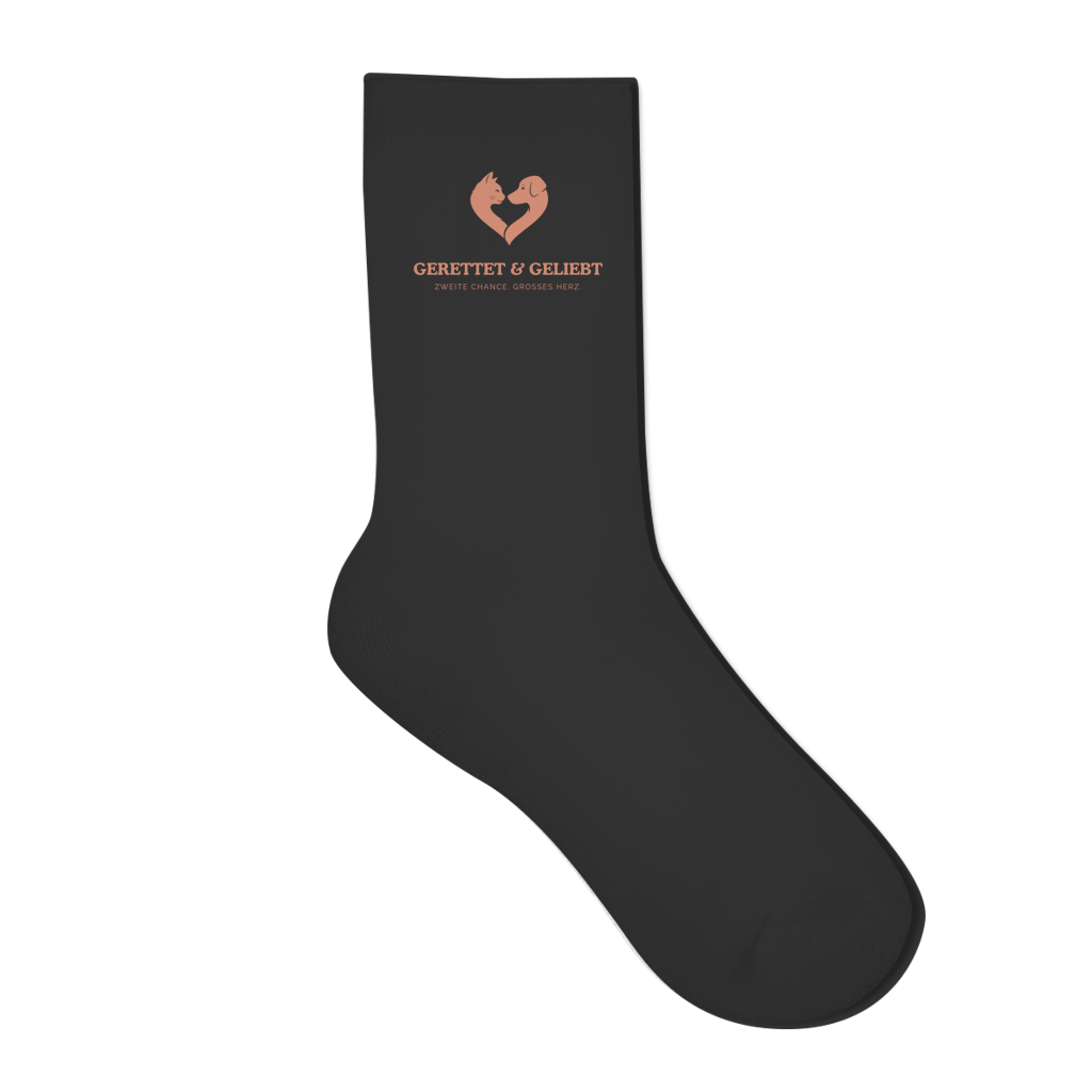 Gerettet & Geliebt – Crew Socken
