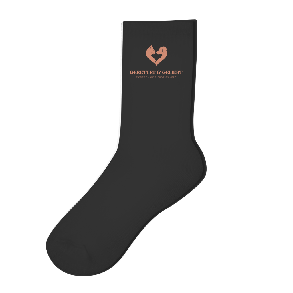 Gerettet & Geliebt – Crew Socken