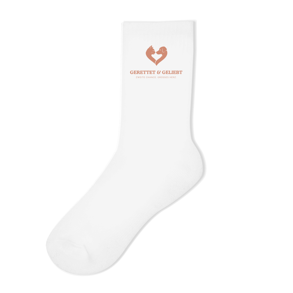 Gerettet & Geliebt – Crew Socken