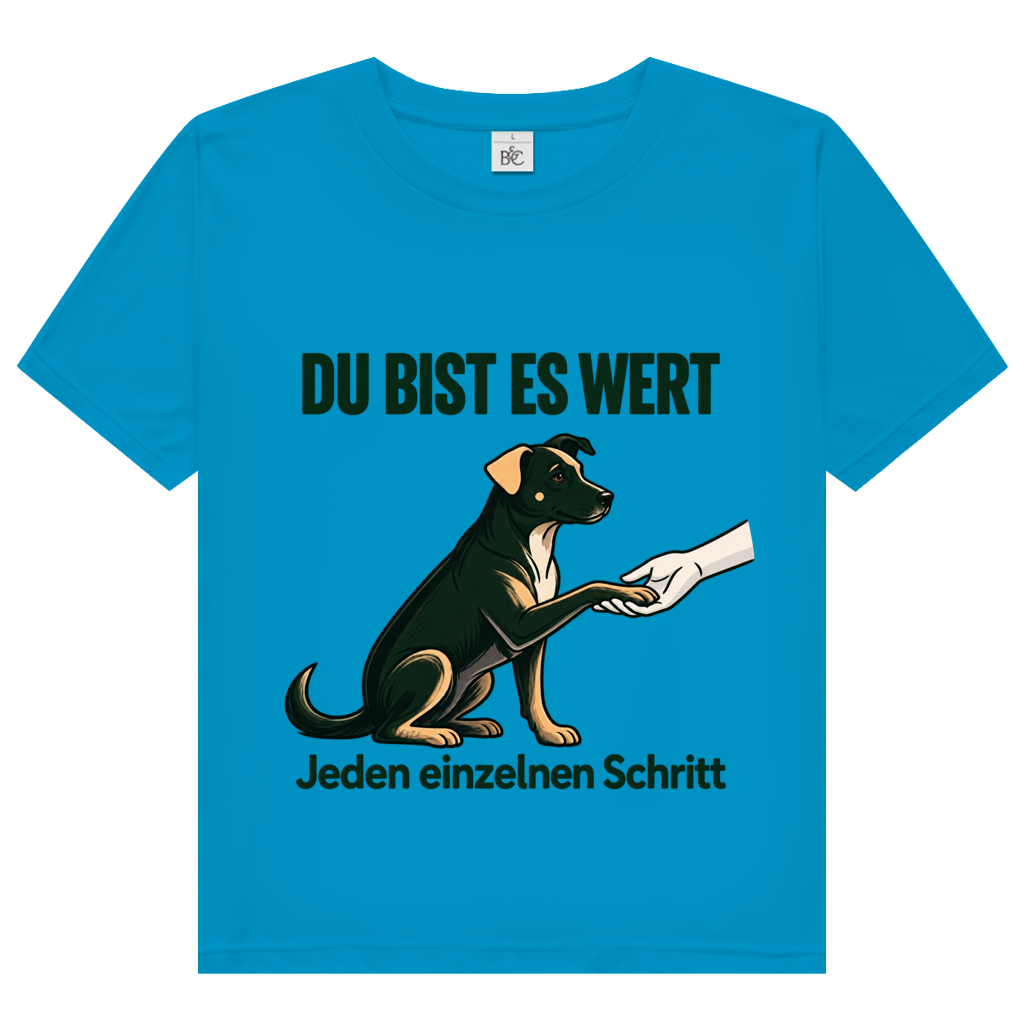 Du bist es wert - Premium Bio T-Shirt Damen