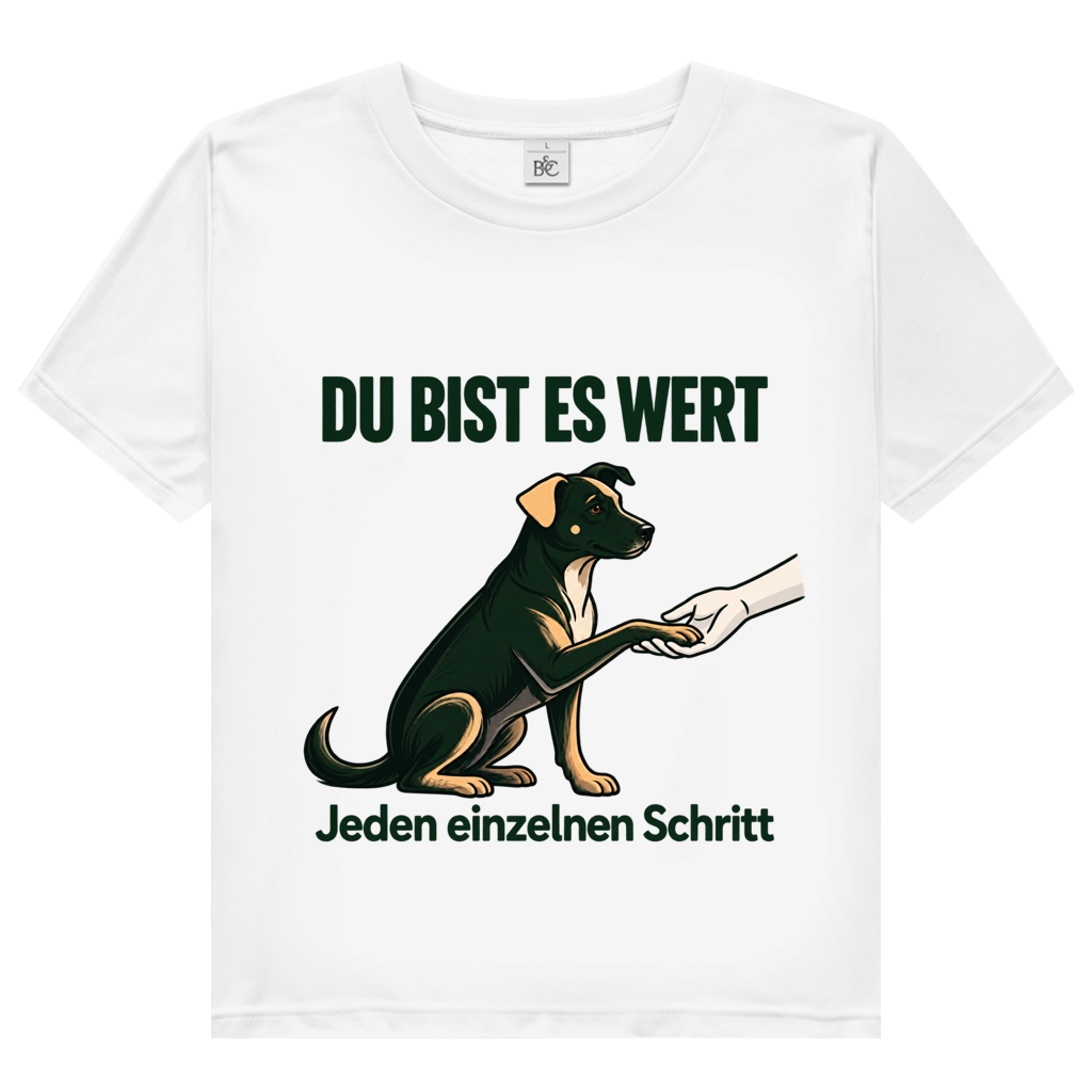 Du bist es wert - Premium Bio T-Shirt Damen