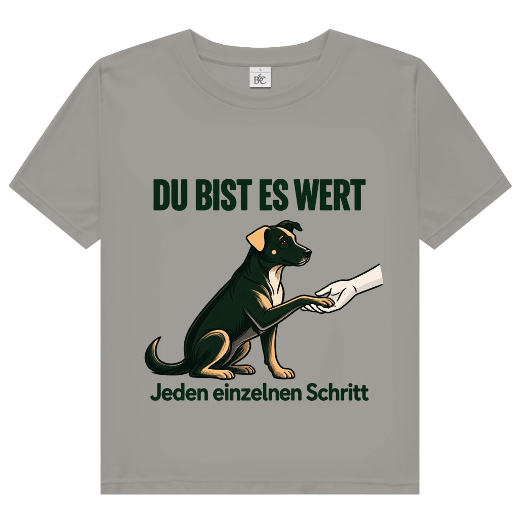 Du bist es wert - Premium Bio T-Shirt Damen