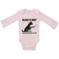 Du bist es wert - Bio Baby Body Langarm