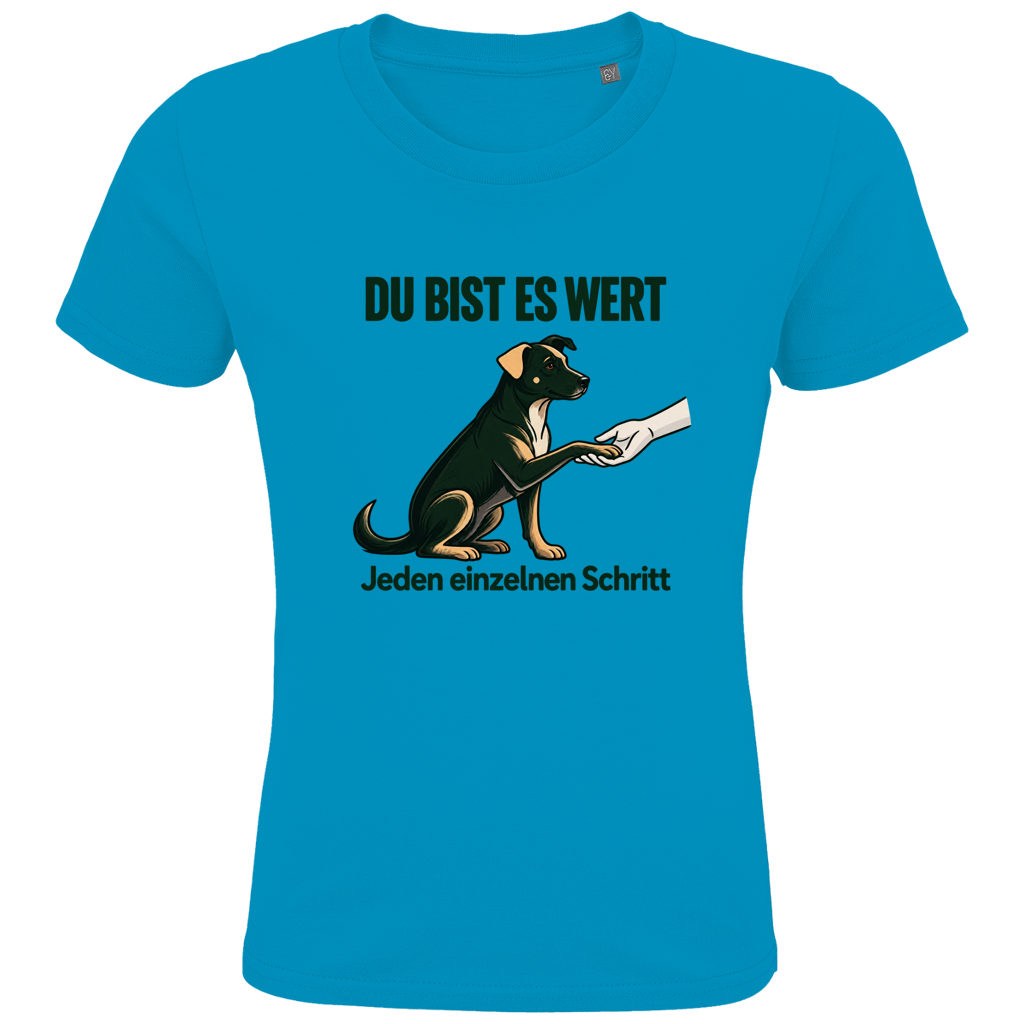 Du bist es wert - Premium Bio T-Shirt Kids