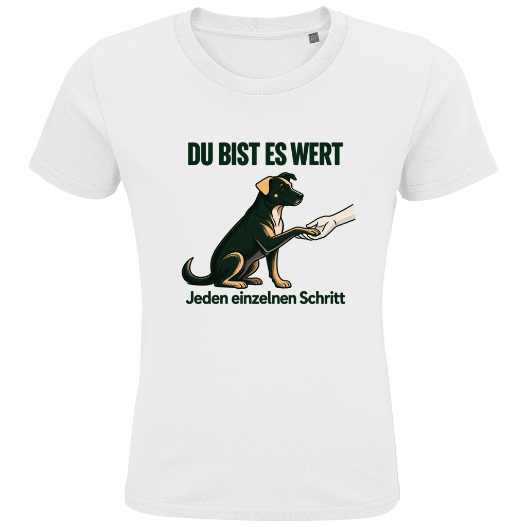 Du bist es wert - Premium Bio T-Shirt Kids