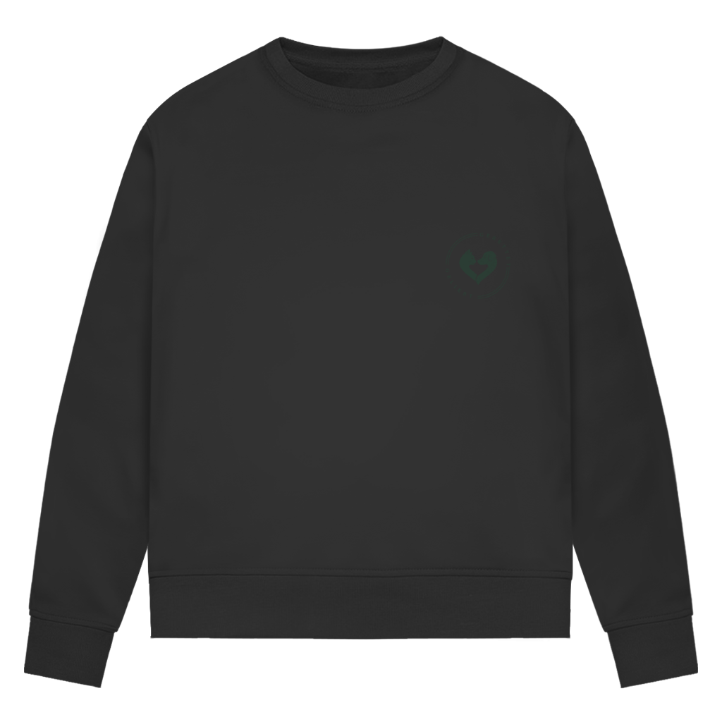 Gerettet. Geliebt. Endlich angekommen. - Premium Bio Sweatshirt  Damen