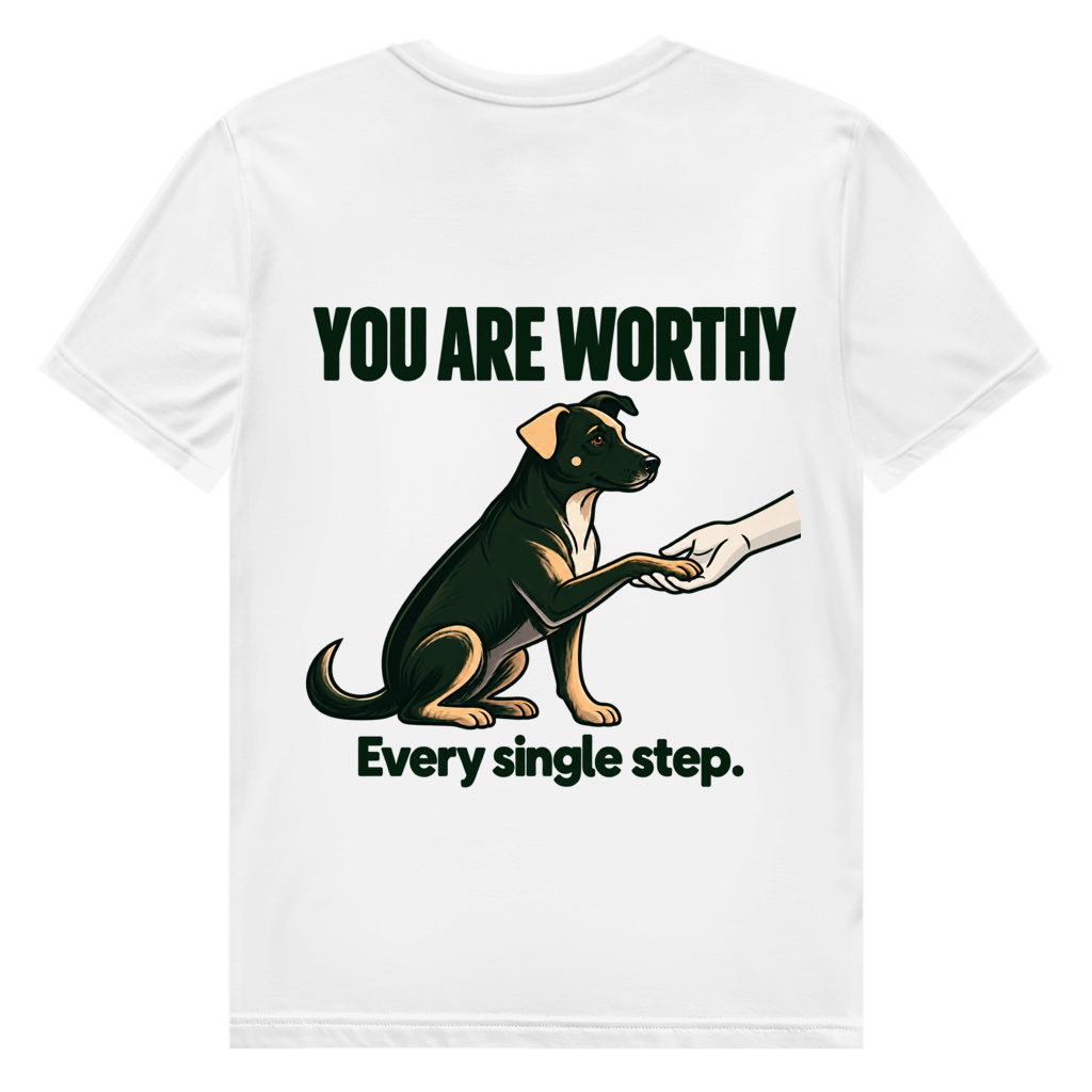 YOU ARE WORTHY. Every single step. -  Premium Bio T-Shirt Herren