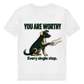 YOU ARE WORTHY. Every single step. -  Premium Bio T-Shirt Herren