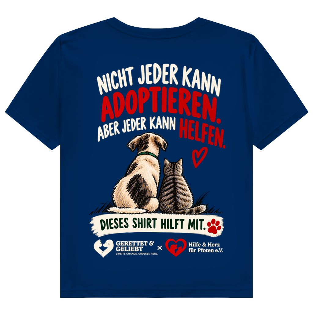 Jeder kann helfen - Premium Bio T-Shirt Damen (dunkle Farben)