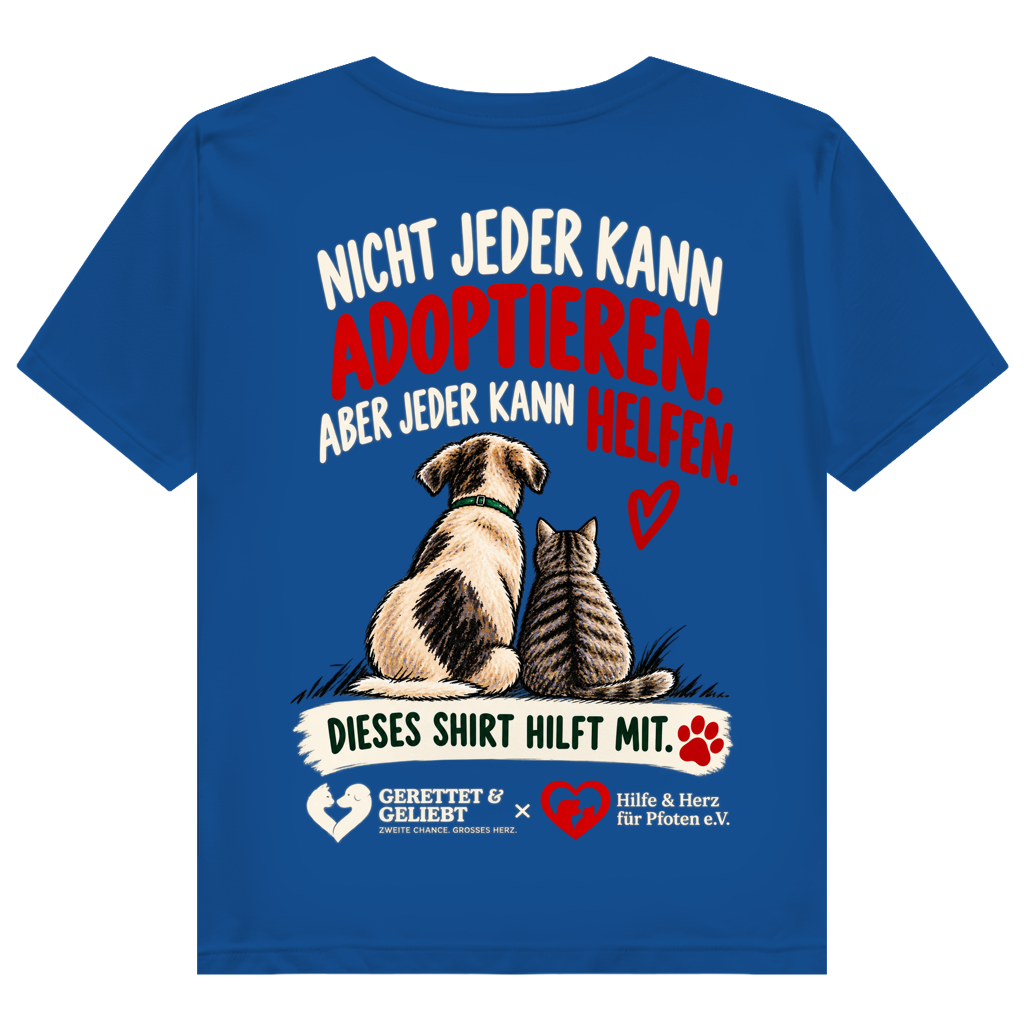 Jeder kann helfen - Premium Bio T-Shirt Damen (dunkle Farben)