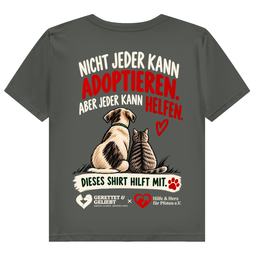 Jeder kann helfen - Premium Bio T-Shirt Damen (dunkle Farben)