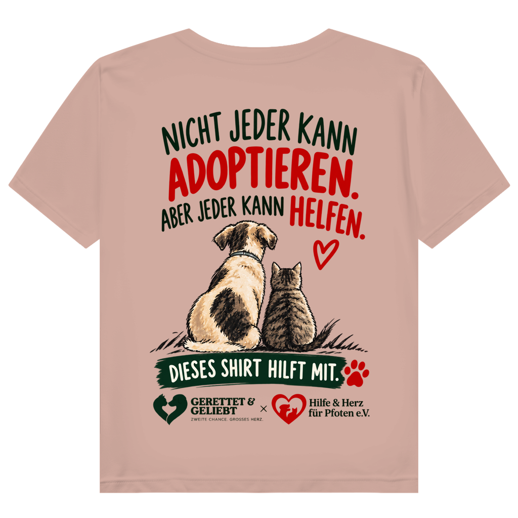Jeder kann helfen - Premium Bio T-Shirt Damen (helle Farben)
