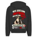 Jeder kann helfen - Unisex Oversize Zipper Hoodie (dunkle Farben)