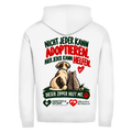 Jeder kann helfen – Zipper Hoodie Herren | XL bis 5XL (helle Farben)
