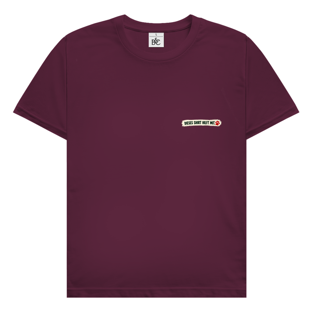 Jeder kann helfen - 100% Baumwolle T-Shirt Herren bis 5XL (dunkle Farben)