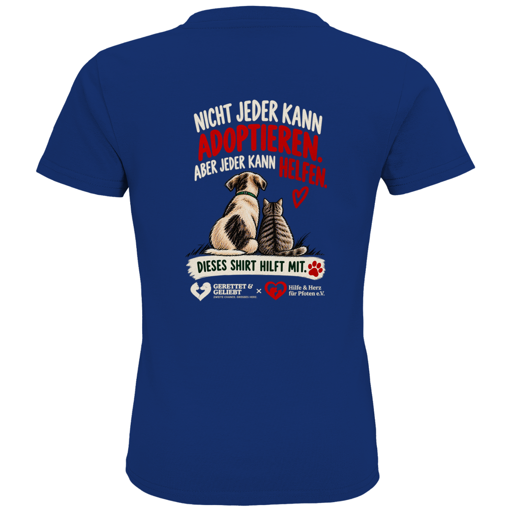 Jeder kann helfen - Premium Bio T-Shirt Kids (dunkle Farben)