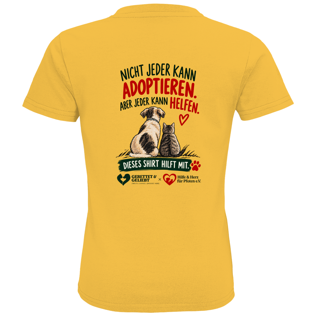 Jeder kann helfen - Premium Bio T-Shirt Kids (helle Farben)