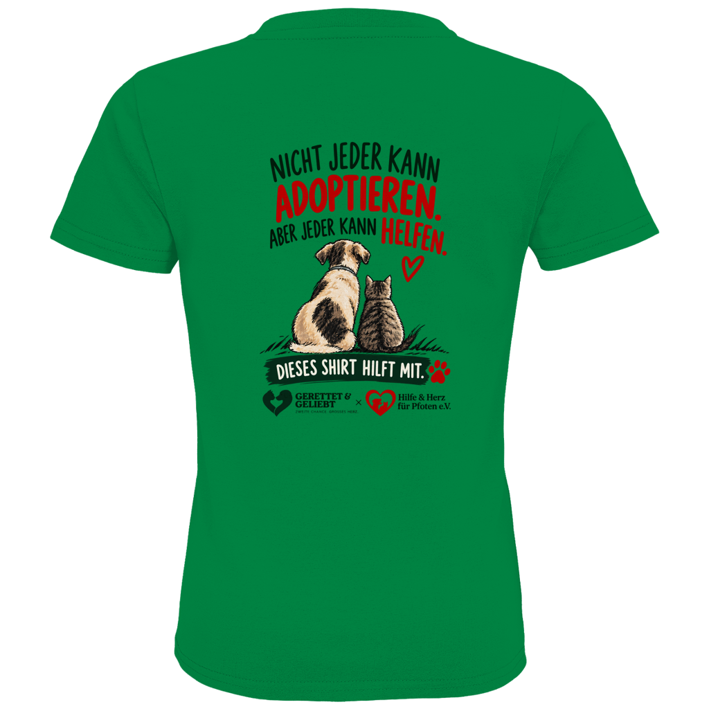 Jeder kann helfen - Premium Bio T-Shirt Kids (helle Farben)